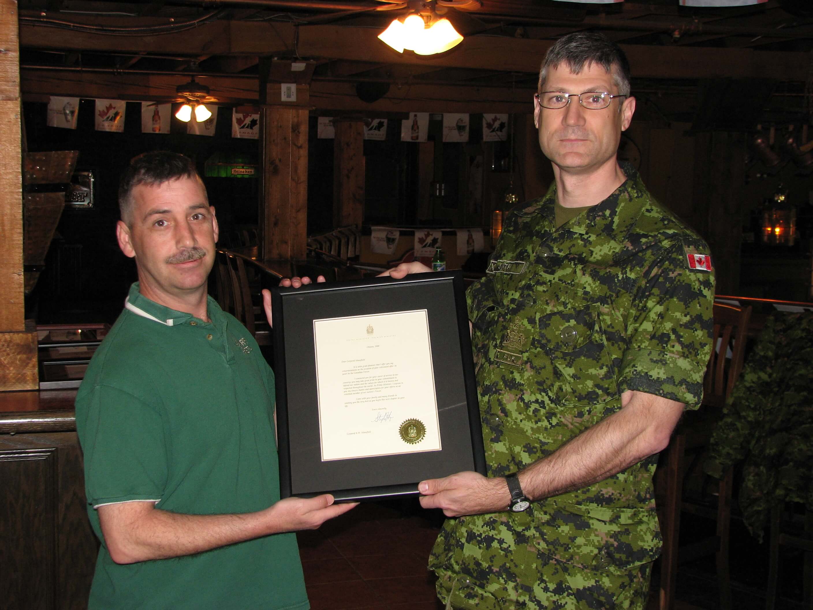 2008 Cpl Mansfield Farewell Album